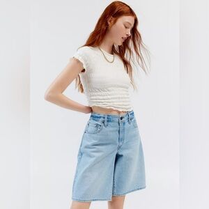 Vintage Levi's 922 Orange Tab Cut Off Jorts Jean Shorts Size 33/34